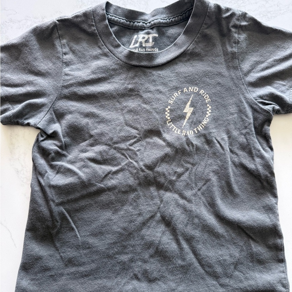 Little Rad Things Charcoal Graphic Tee - Surf and Ride